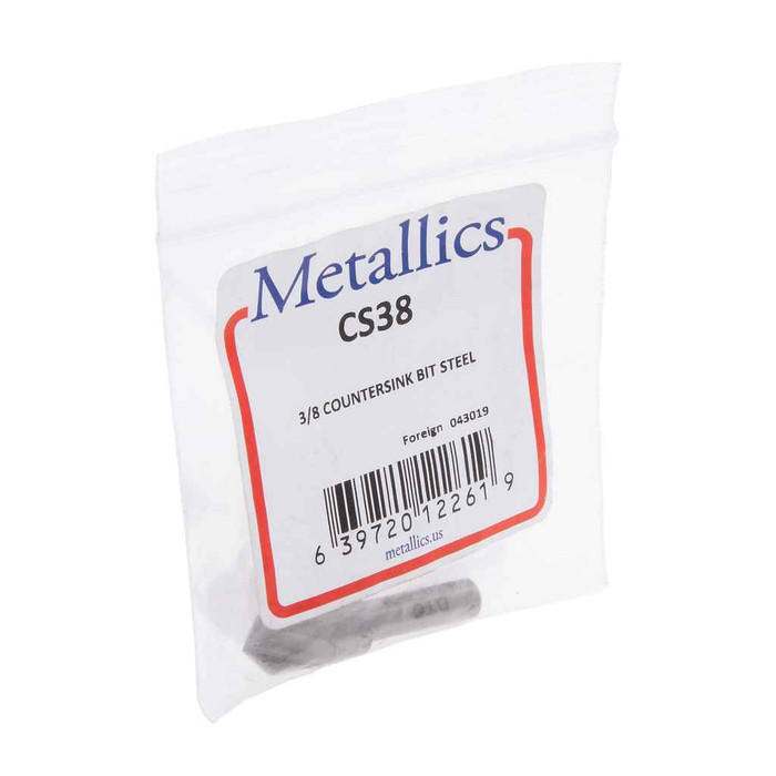 Metallics CS38 Counter Sink Bits 3/8' Single Flute (1pc)