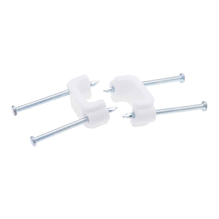 Metallics CS50P Staples 1/2 Wht Insul 2-Nail Stpl Plastic (2000)