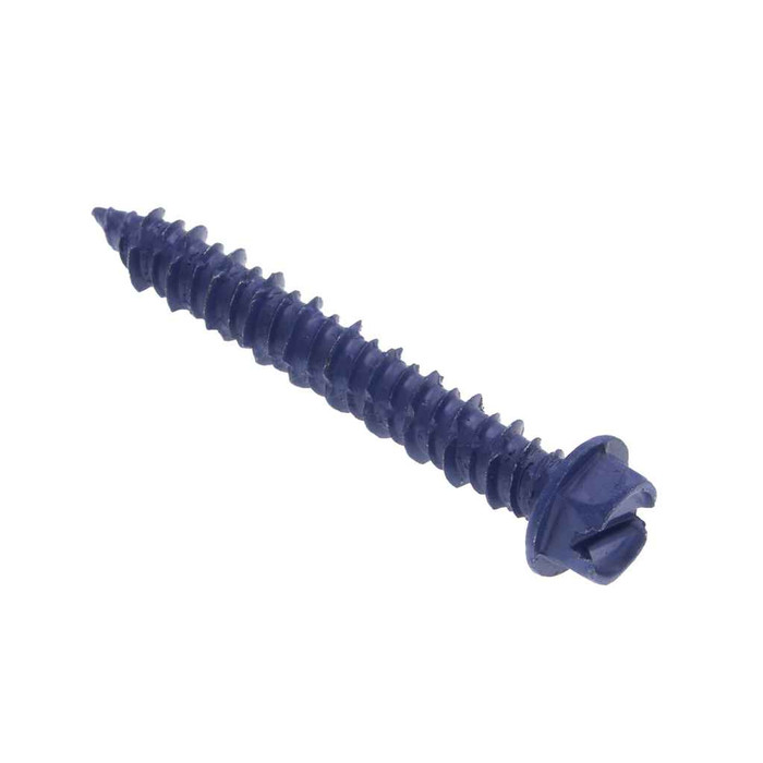 Metallics CSH70F Anchors 1/4 X 5 Hwh 5/16Hd Sl Blu Conc St-zn (Jar 100)