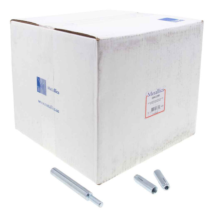 Metallics DIA14CB Anchors 1/4" Steel Drop-in (Box 250)