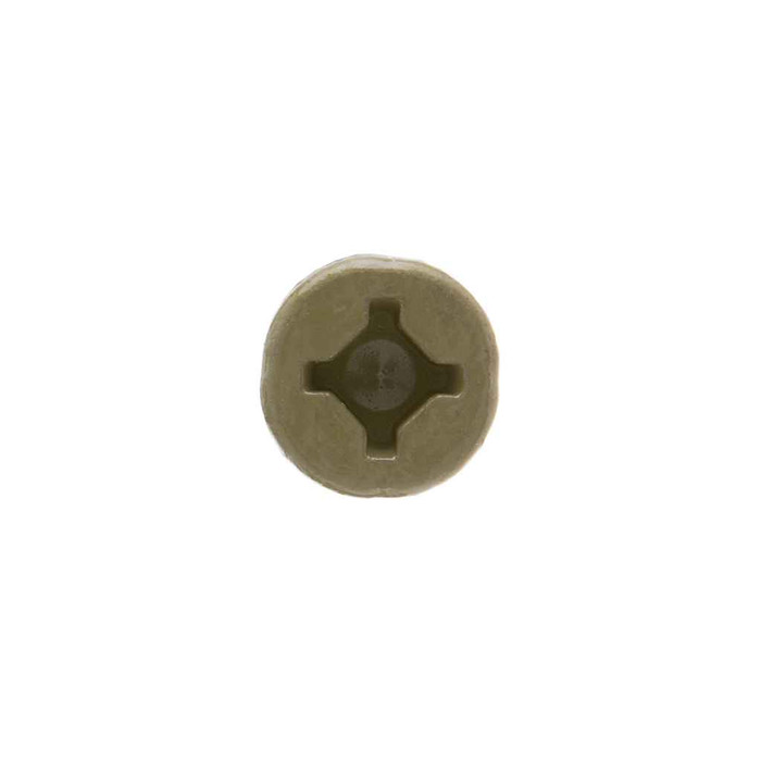 Metallics CPD2M 8 x 2 in. Bugle Head Square & Phillips Deck Screws - Steel Ceramic - Type 17 - Coarse Threads - 1000qty