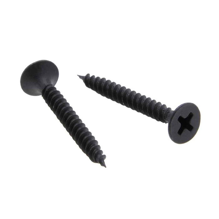 Metallics DWS4B 6 x 15/8 in. Bugle Head Phillips Drywall Screws - Steel Black Phosphate - Fine Threads - 5000qty
