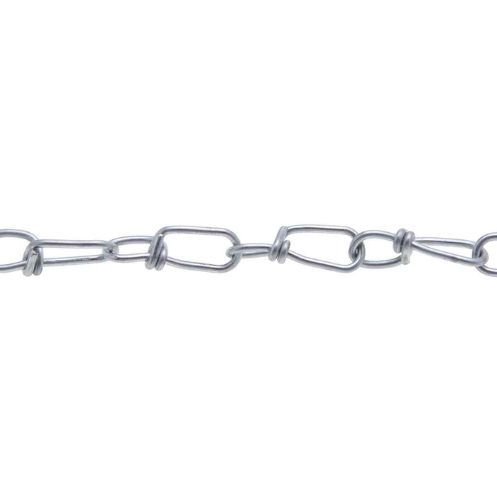 Metallics DLC4 Chain #4 X 100' Dbl Loop Galv Steel (Box 1)