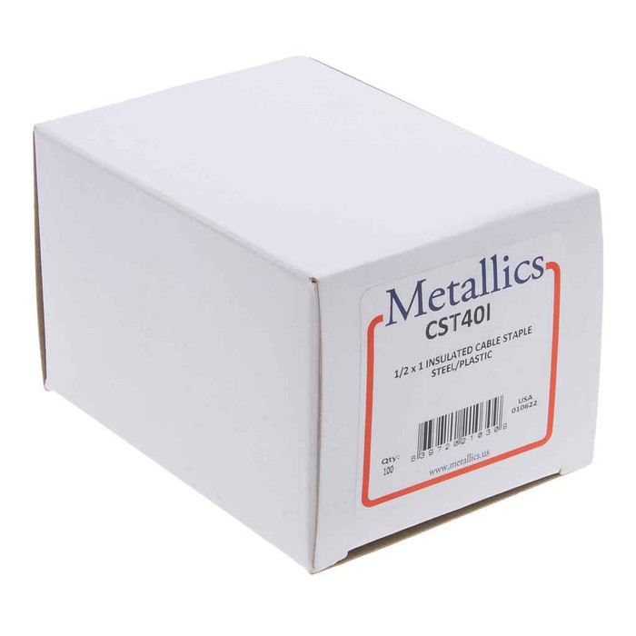 Metallics FST100I Staples 1-1/4 X 9/16 Insul Cbl Stpl (Jar 500)