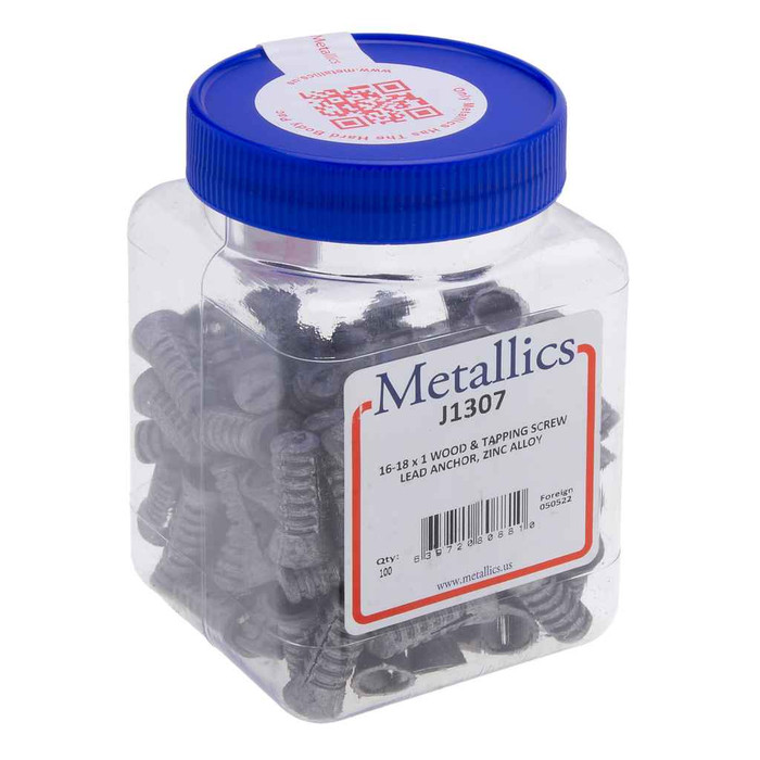 Metallics J1307 Anchors 16-18 X 1 Ws & Ts Lead Ancr (Jar 100)