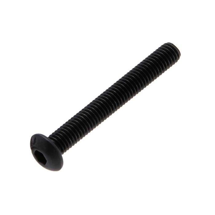 Metallics JBSC814 8-32 x 1/4 in. Socket Button Head Hex Cap Screws - Alloy Steel Black - 100qty