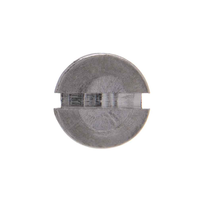 Metallics JFM193SS 12-24 x 1 in. Flat Head Slotted Machine Screws - 18-8 Stainless - 100qty