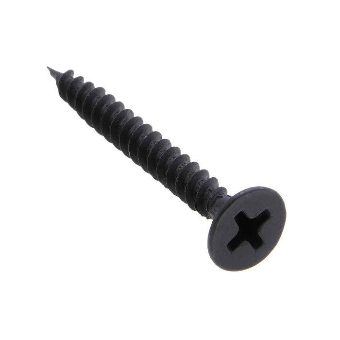 Metallics JDWS5CD 6 x 2 in. Bugle Head Phillips Drywall Screws - Steel Black Phosphate - Fine Threads - 100qty