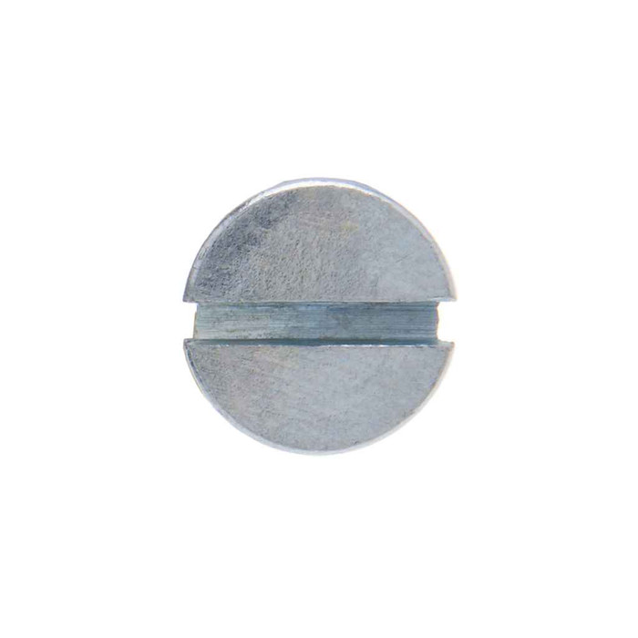 Metallics JFM134 1/4-20 x 6 in. Flat Head Slotted Machine Screws - Steel Zinc - 100qty