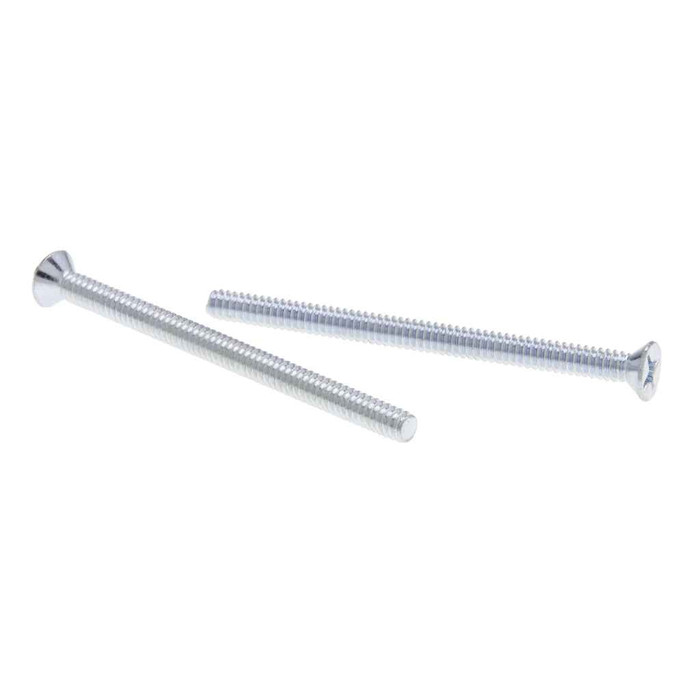 Metallics JFMP84SS Screws 8-32 x 1/2 FL PH MS SS (Jar 100)