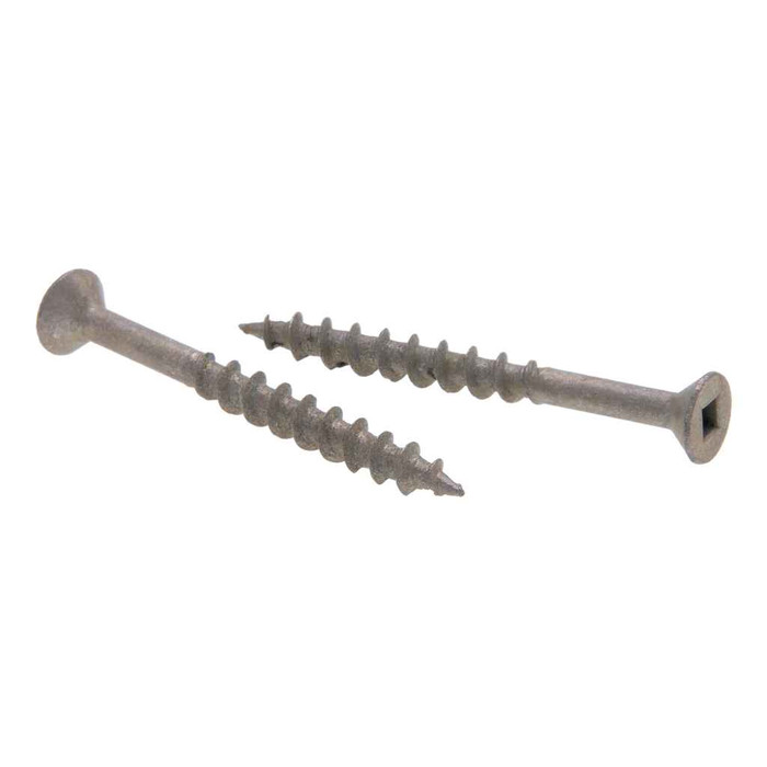 Metallics JRDS1 8 x 1-1/4 in. Bugle Head Square Drive Deck Screws - All-Weather - Type 17 - Coarse Threads - 100qty Metallics JRDS1 8 x 1-1/4 in. Bugle Head Square Drive Deck Screws - All-Weather - Type 17 - Coarse Threads - 100qty