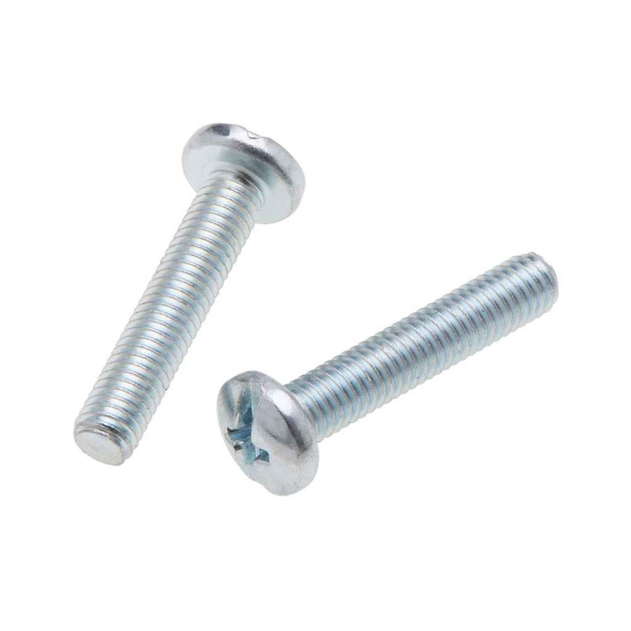 Metallics JPMP40 10-24 x 1 in. Pan Head Phillips Machine Screws - Steel Zinc - 100qty