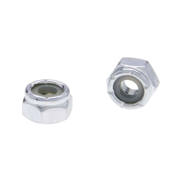 Metallics JNYN172 Nuts 7/16-14 Hx Ny-Ins Locknut St-zn (Jar 100)