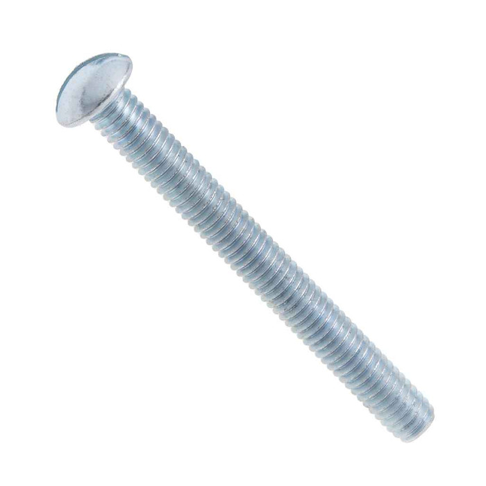 Metallics JRM4SLT 8-32 x 1/4 in. Round Head Slotted Machine Screws - Steel Zinc - 100qty