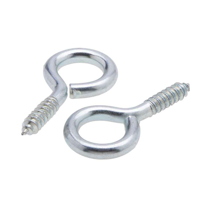 Metallics JSE13 Screw Eyes 1-1/8 ID x 8 L" St-zn (Jar 10)