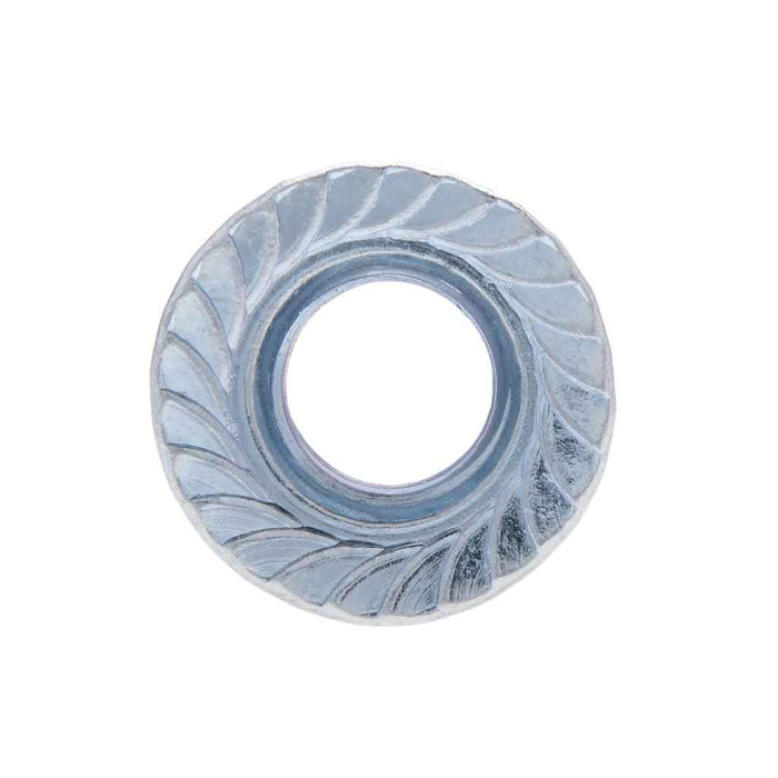 Metallics JSFN1024 Nuts 10-24 Serr Flange Locknut St-zn (Jar 100)