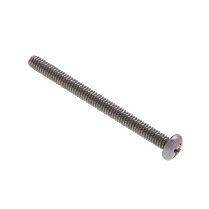 Metallics JSPMP18SS 8-32 x 1 in. Pan Head Phillips Machine Screws - 18-8 Stainless - 100qty