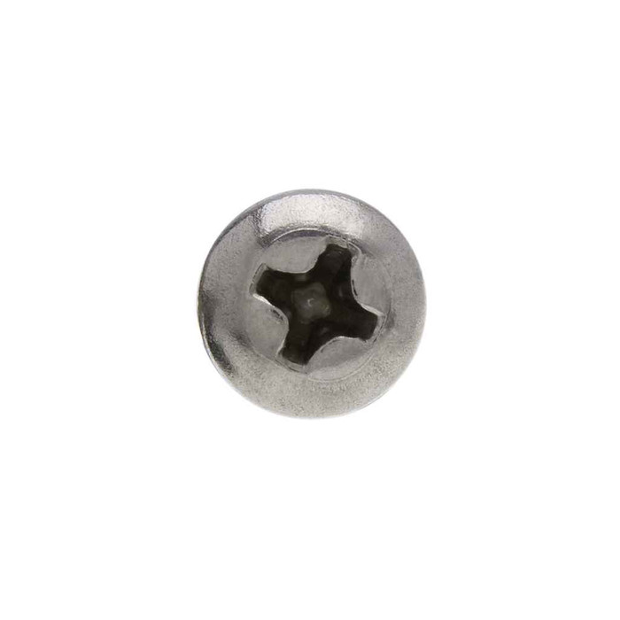 Metallics JSRM25P 10-32 x 1/2 in. Round Head Phillips Machine Screws - 18-8 Stainless - 100qty