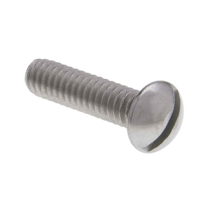 Metallics JSRM05 8-32 x 1-3/4 in. Round Head Slotted Machine Screws - 18-8 Stainless - 100qty