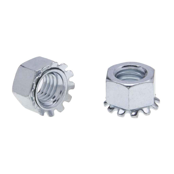 Metallics JTLN1 Nuts 6-32 Hx Keps Locknut St-zn (Jar 100)