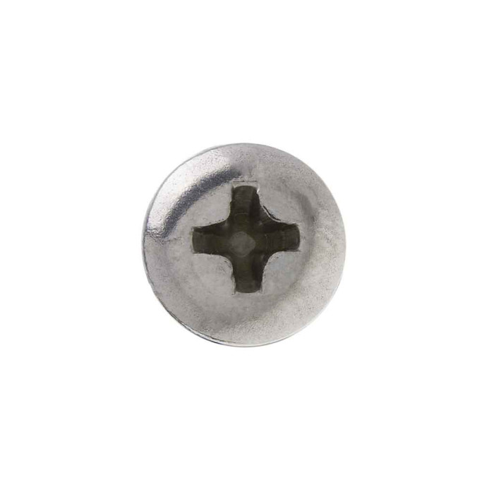 Metallics JSTSP12 6 x 1 in. Pan Head Phillips Tapping Screws - 18-8 Stainless - 100qty