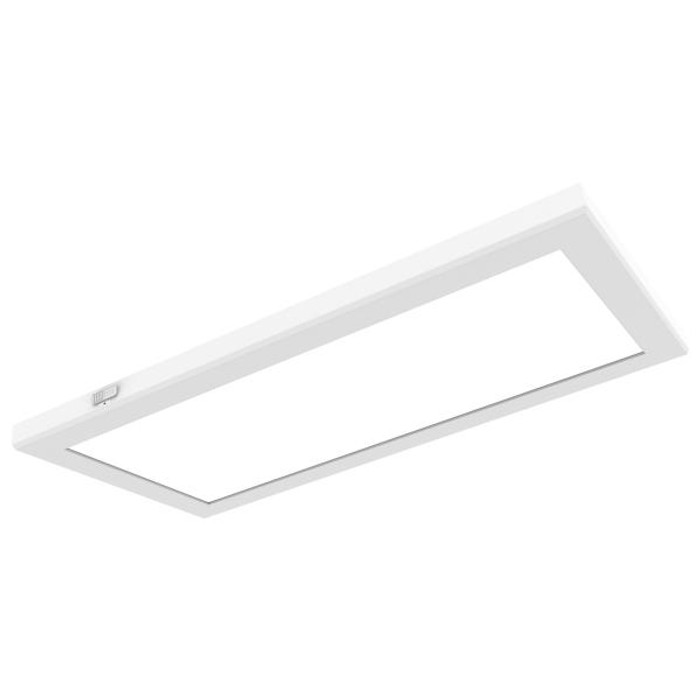 NUVO Lighting NUV-62-1773 Blink Pro Plus - 24 Watt - 12 in. x 24 in. - Surface Mount LED - CCT Selectable - 90 CRI - White Finish - 120/277 Volt - Rectangular Shape