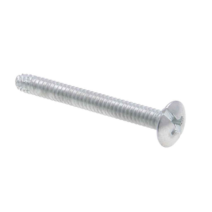 Metallics JTM82 6-32 x 1-1/2 in. Truss Head Combo Receptacle Screws - Steel Zinc - 100qty