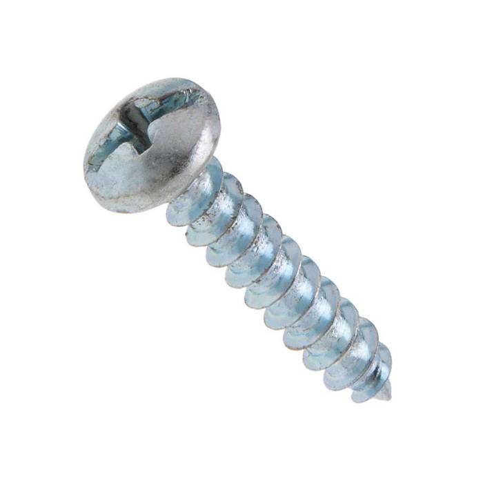 Metallics JTS63 14 x 2 in. Pan Head Combo Sharp Point Tapping Screws - Steel Zinc - 100qty