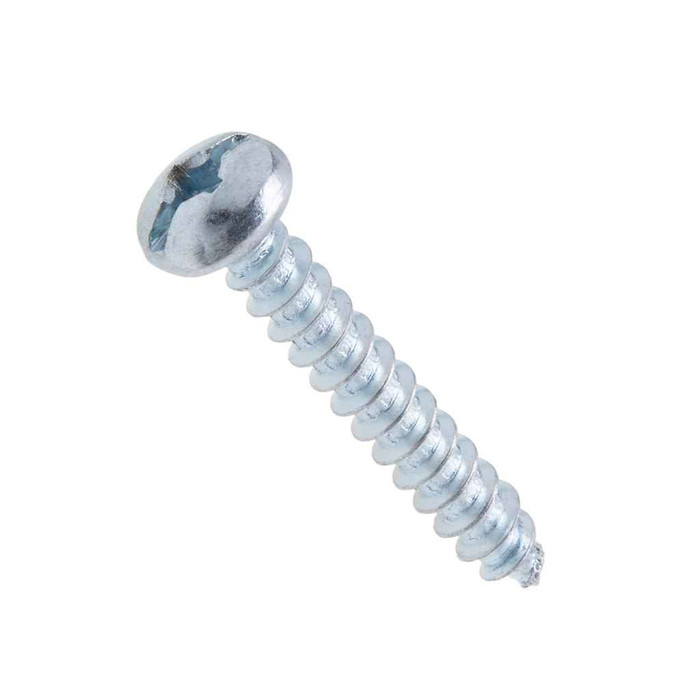Metallics JTTS20 8 x 3/4 in. Pan Head Tri-Drive Tapping Screws - Steel Zinc - 100qty