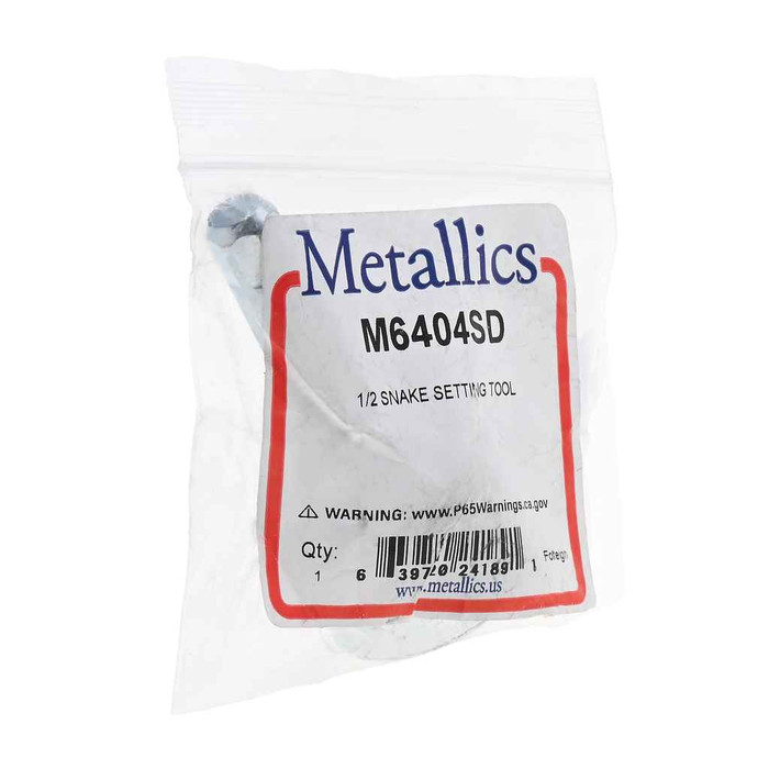 Metallics M6404SD Anchors 1/2 Snake+ Ancr Set Tool (bag 1)