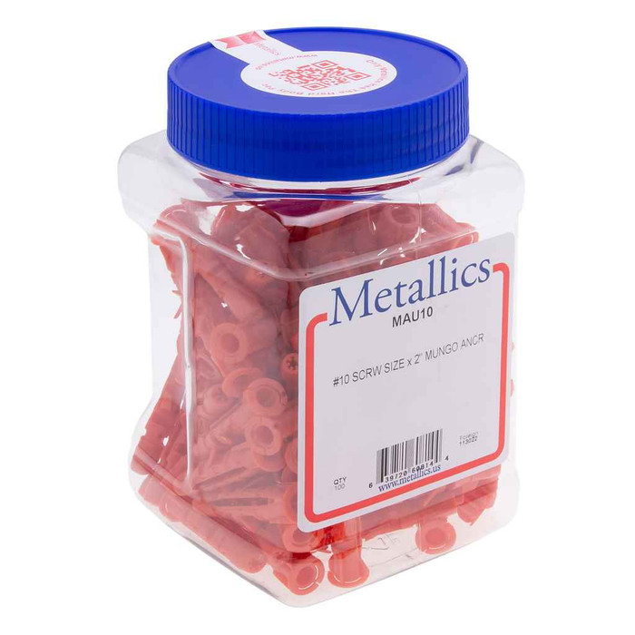 Metallics MAU516 Anchors 5/16" Screw Size X 2-3/4" Mung (Jar 50)