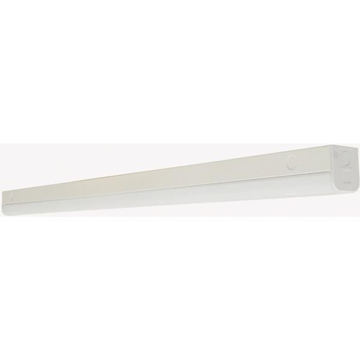 NUVO Lighting NUV-65-1123 LED 4 ft. - Slim Strip Light - 38W - 5000K - White Finish - with Knockout