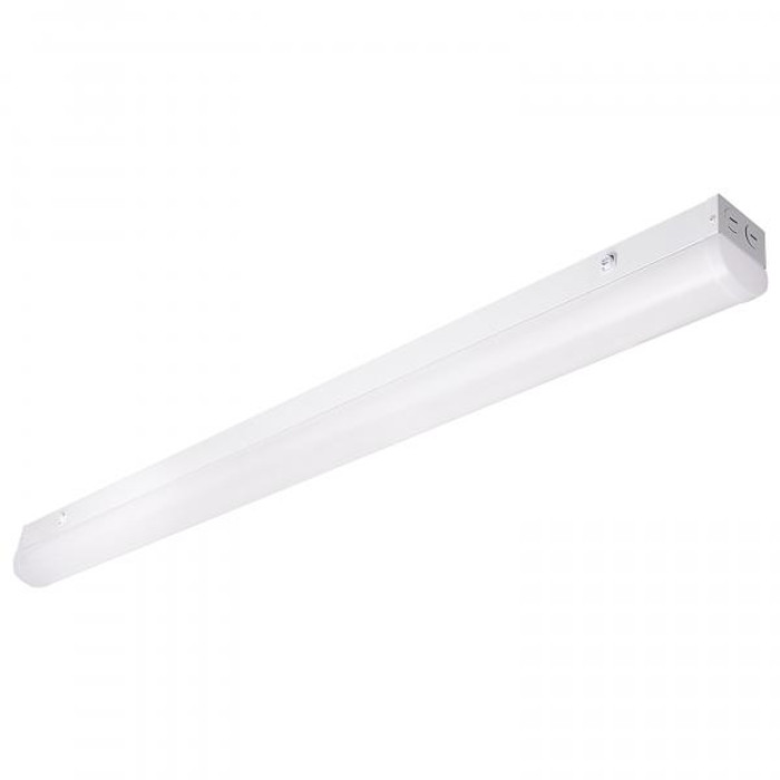 NUVO Lighting NUV-65-1701 4 ft. LED - Linear Strip Light - Wattage and CCT Selectable - White Finish - Microwave Sensor