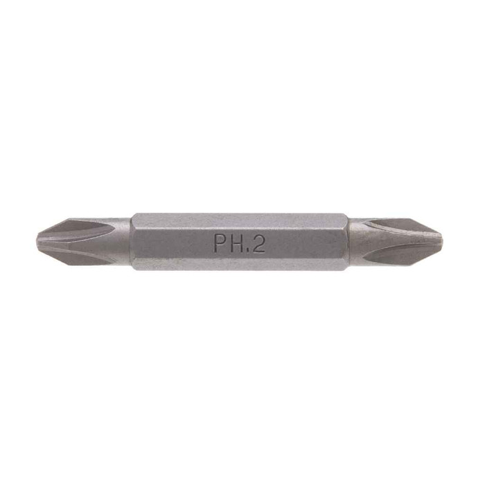 Metallics P2P2 Double Ended Insert Bit Hex 1/4" #2Phil #2Phil 1-3/4" (1pc)