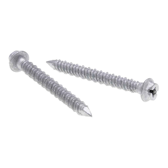 Metallics QCSH40 Anchors 1/4 X 2-3/4 Qd 5/16Hd Conc Scr St-zn (Jar 100)