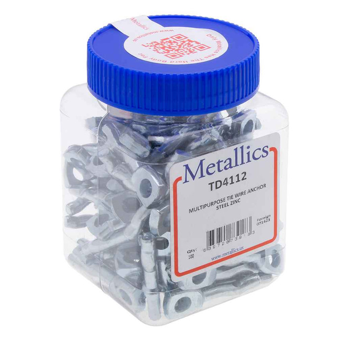 Metallics PD8134 Anchors 3/8-16 Multipurpose Pipe Hang (Jar 100)