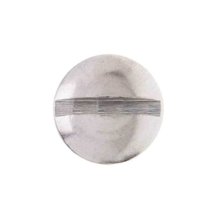 Metallics RSB104S 1/4-20 x 2 in. Round Head Slotted Stove Bolt Screws with Hex Nut - 18-8 Stainless - 100qty