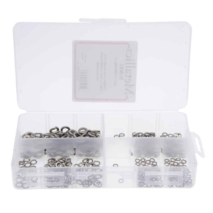 Metallics SSWK1 Washer Kit 400-Pc Flat SS (Trey 400)