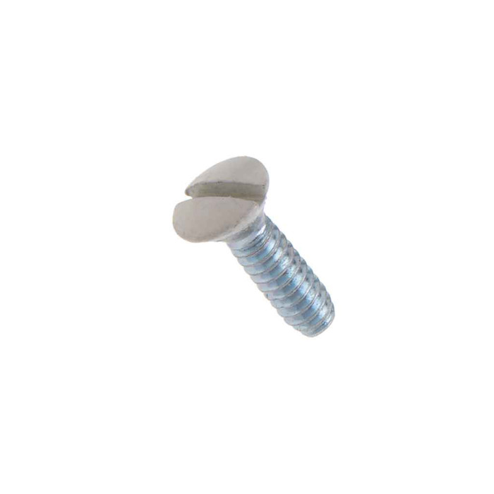 Metallics SP173 Screws 6-32 X 1/2 Ov Sl Wall Plt St-zn (Clam100)