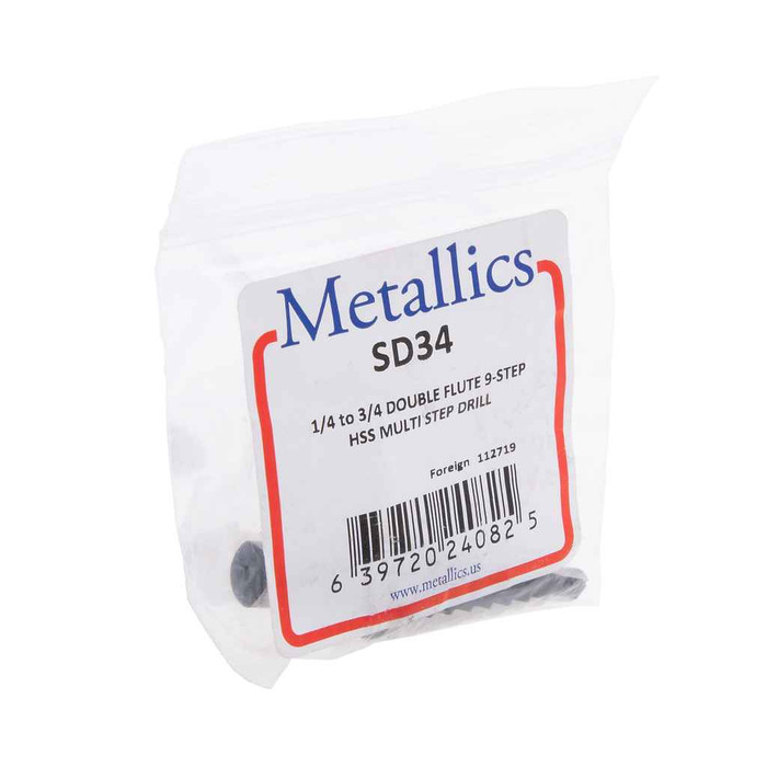 Metallics SD78 Multi Step Drill Bit 7/8 â€“1-1/8 3 Step (1pc)
