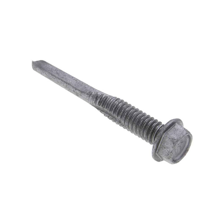Metallics TXV143D 1/4-28 x 3 in. 5/16 Hex Head Heavy Duty Drill Screws - #5 Drill Point - All-Weather - 50qty