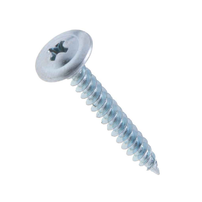 Metallics WDW4B 8 x 1-1/4 in. Wafer Head Phillips Sharp Point Drywall Screws - Steel Zinc - 10000qty