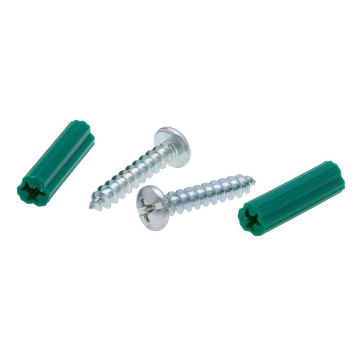 Metallics WAKJ8QD Anchor 1/4" Light Duty Green Collarless Vinyl Wall Anchor Jar w/ 10 x 1 Quadrive 5/16 Hex Head Screw Metallics WAKJ8QD Anchor 1/4" Light Duty Green Collarless Vinyl Wall Anchor Jar w/ 10 x 1 Quadrive 5/16 Hex Head Screw