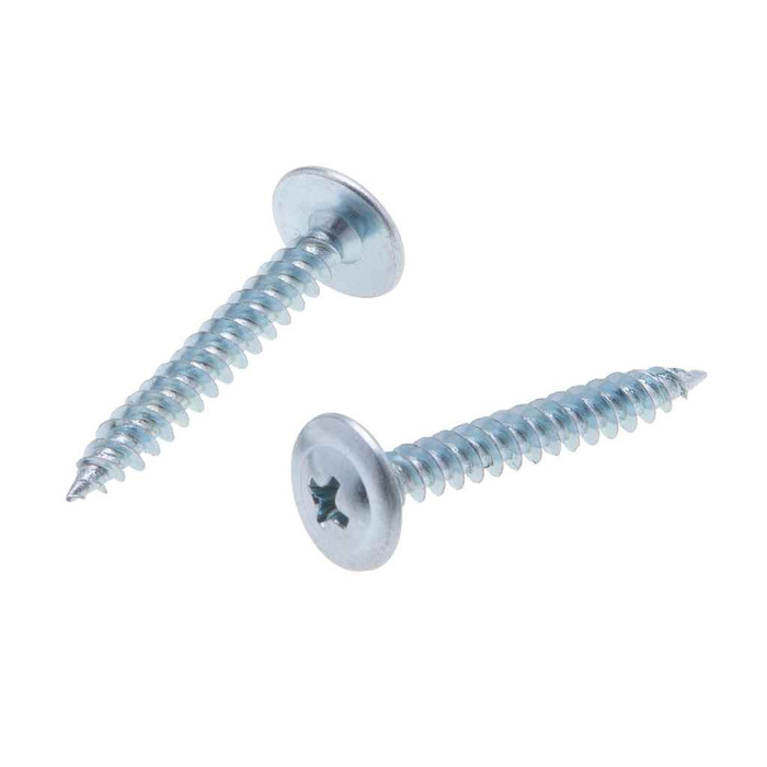 Metallics WDW1B 8 x 1/2 in. Wafer Head Phillips Sharp Point Drywall Screws - Steel Zinc - 10000qty