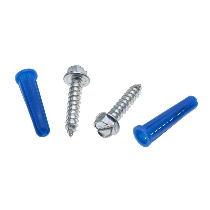 Metallics WAKJ15114HB Anchors 5/16 Blu Plas Wall Ancr Kit (Jar 100)