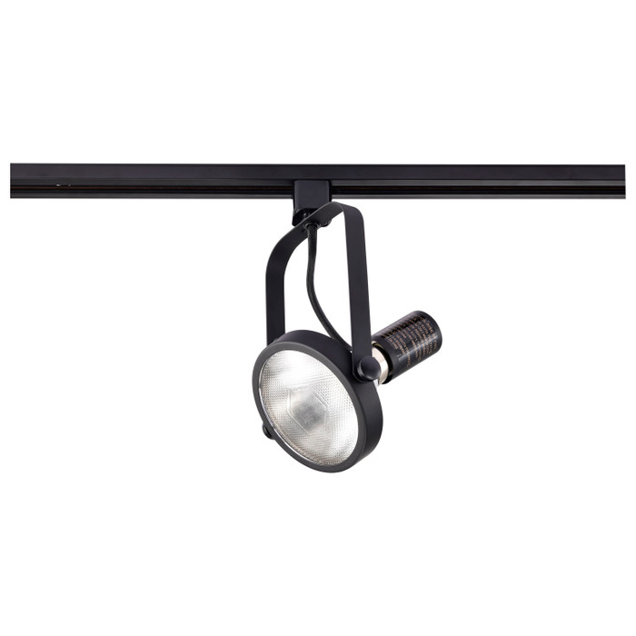 NUVO Lighting TH225 1-Light, PAR38, Track Head, Gimbal Ring, Black Finish