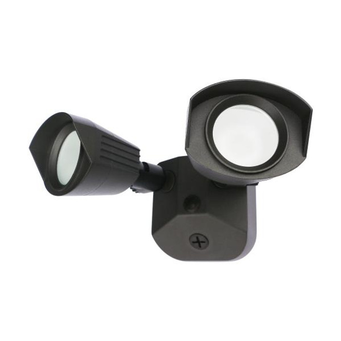 NUVO Lighting NUV-65-218 LED Security Light - Dual Head - Bronze Finish - 4000K