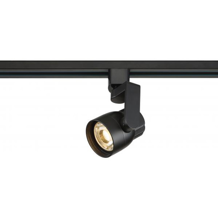 NUVO Lighting NUV-TH424 1 Light - LED - 12W Track Head - Angle Arm - Black - 36 Deg. Beam