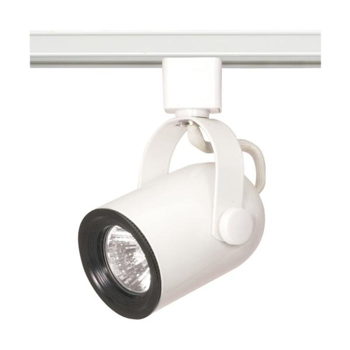 NUVO Lighting NUV-TH315 1 Light - MR16 - 120V Track Head - Round Back - White Finish