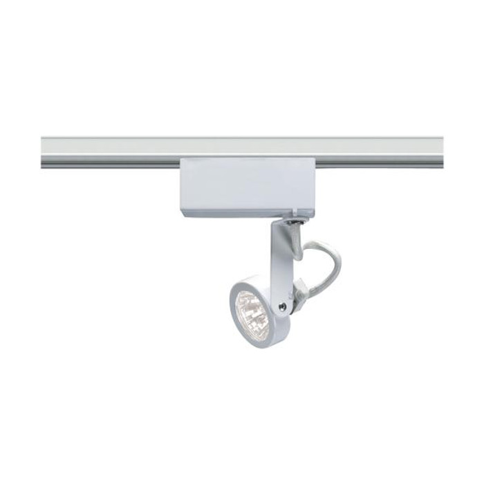 NUVO Lighting NUV-TH238 1 Light - MR16 - 12V Track Head - Gimbal Ring - White Finish